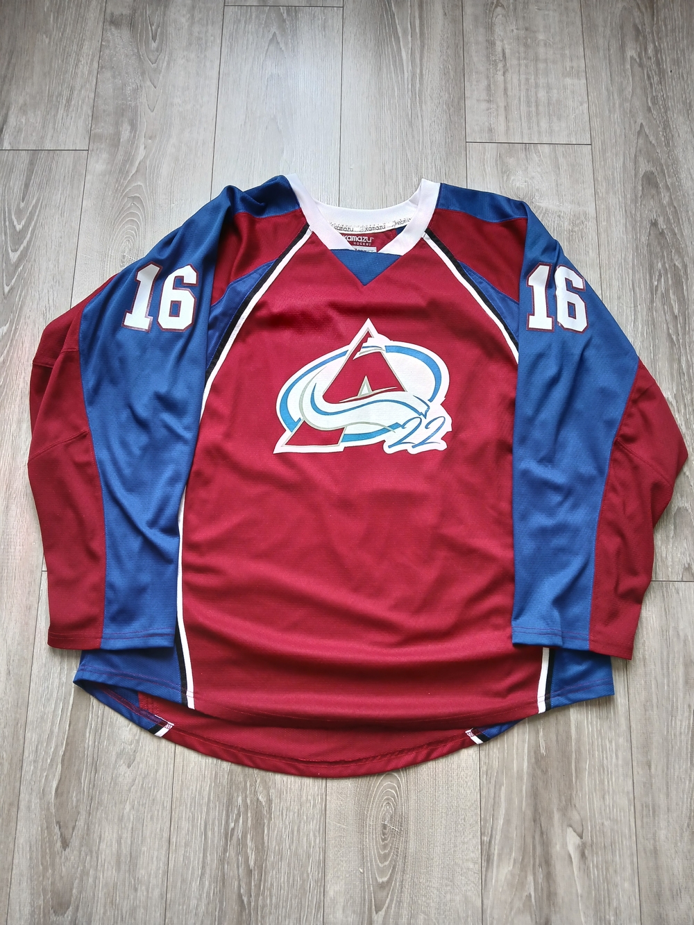 Colorado Avalanche Burgundy & Blue Hockey Jersey